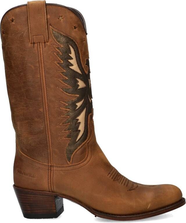 Sendra Debora 18821 dames cowboylaars Bruin multi