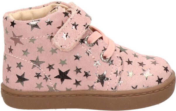 Shoesme Baby | Enkelboots | Meisjes | Pink Stars | Leer