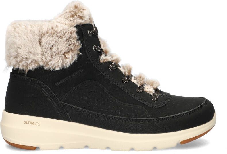 Skechers Glacial Ultra dames veterboot Zwart