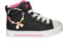 Skechers S-Lights Twinkle Charms Bestie sneakers met lichtjes zwart Meisjes Imitatieleer 33 - Thumbnail 2