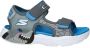 Skechers S-Slights Creature of Splash sandalen met lampjes grijs Jongens Imitatieleer 28 - Thumbnail 3