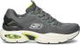 Skechers Skech-Air Ventura 232655-CCLM Mannen Grijs Sneakers Sportschoenen - Thumbnail 2