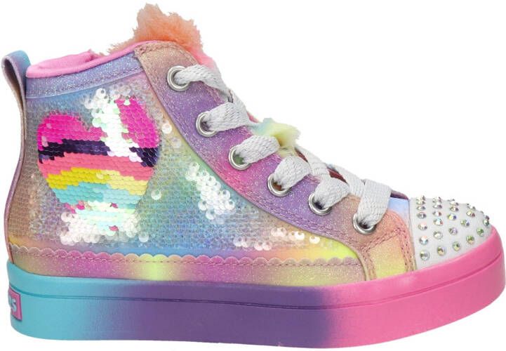 Skechers Twi-Lites 2.0 Rainbow hoge sneakers