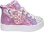 Skechers Twinkle Toes hoge sneakers met lichtjes lila roze Paars Meisjes Imitatieleer 30 - Thumbnail 2