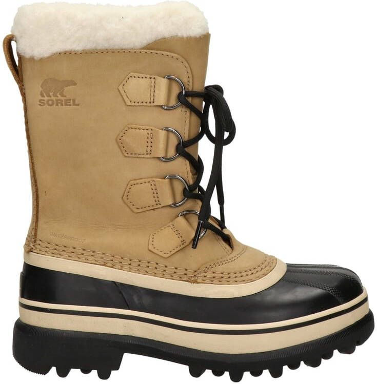 Sorel Caribou leren snowboots cognac