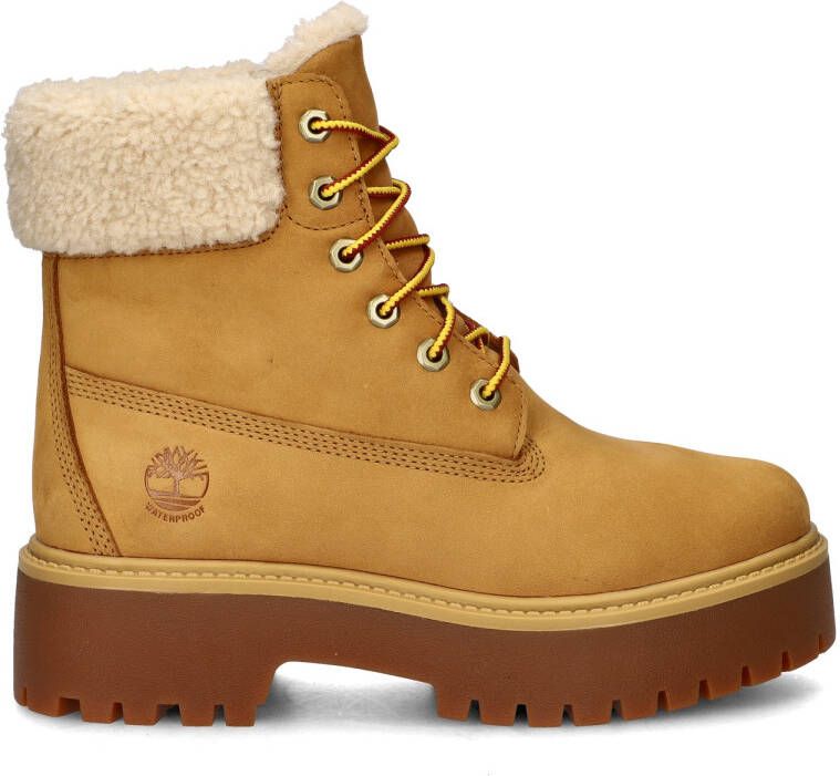 Timberland Women's Stone Street Mid Warm Lined WP Boot Winterschoenen bruin