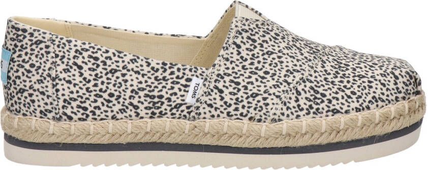 TOMS Alpargate Platform Rope espadrilles