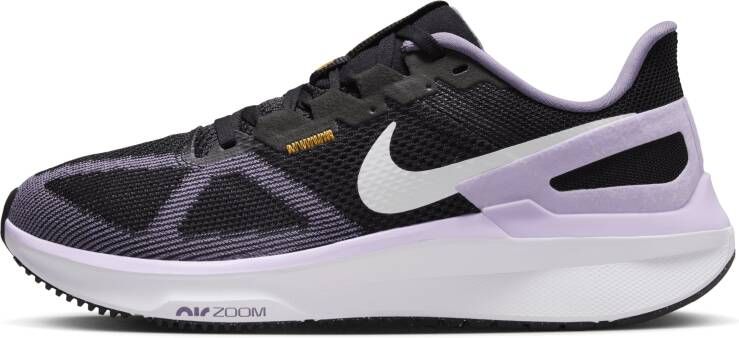 Nike Structure 25 hardloopschoenen voor dames (straat) Zwart