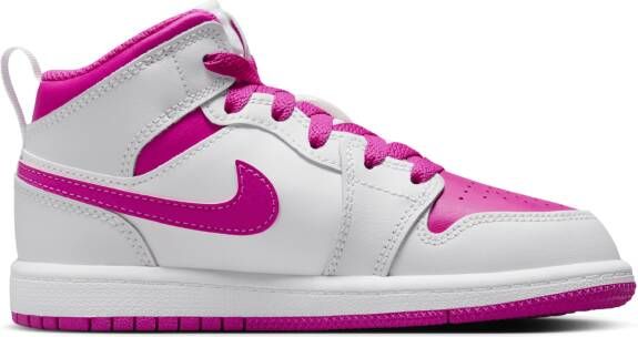 Jordan 1 Mid Kleuterschoenen Grijs