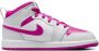 Jordan 1 Mid Kleuterschoenen Grijs - Thumbnail 3