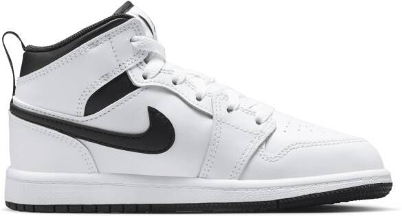 Jordan 1 Mid Kleuterschoenen Wit