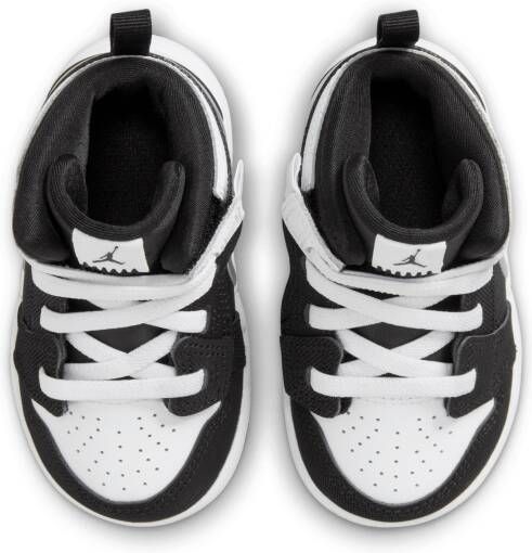 Jordan 1 Mid RM EasyOn schoenen voor baby's peuters Zwart