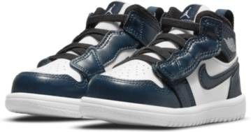 Jordan 1 Mid Schoen voor baby's peuters Blauw