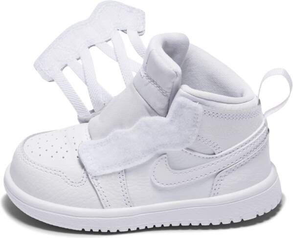 Jordan 1 Mid Schoen voor baby's peuters Wit