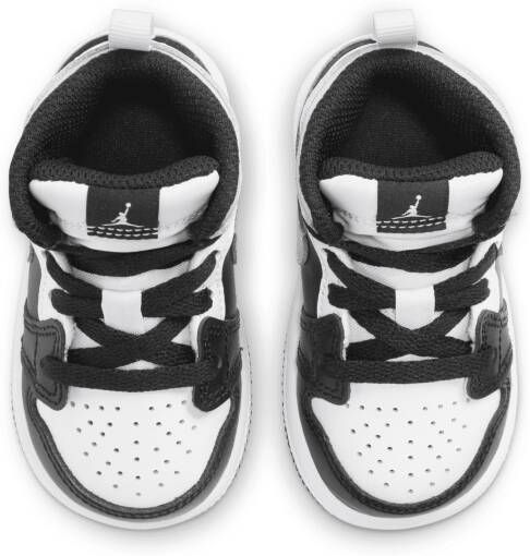 Jordan 1 Mid Schoen voor baby's peuters Zwart