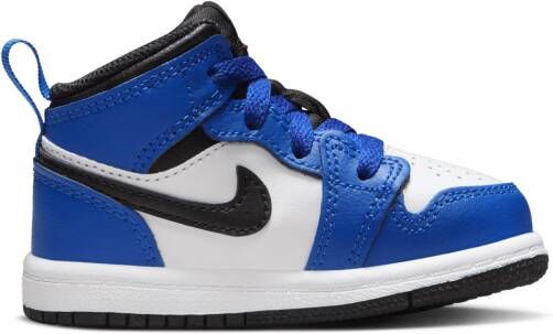 Jordan 1 Mid Schoenen voor baby's peuters Blauw