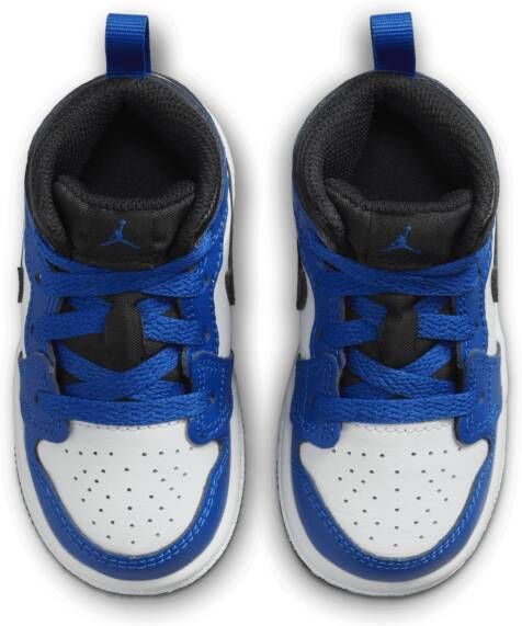 Jordan 1 Mid Schoenen voor baby's peuters Blauw