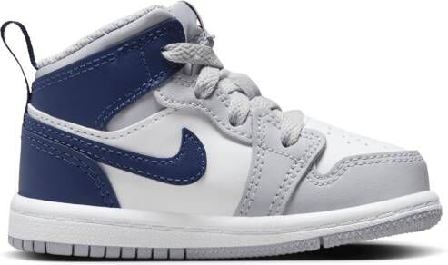 Jordan 1 Mid Schoenen voor baby's peuters Wit