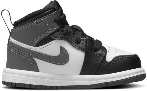 Jordan 1 Mid Schoenen voor baby's peuters Zwart