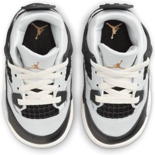 Jordan 4 Retro Schoenen voor baby's peuters Grijs