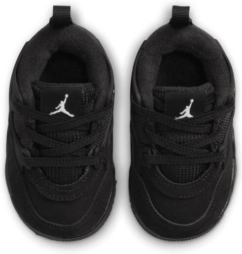 Jordan 4 RM schoenen voor baby's peuters Zwart