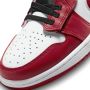 Nike AIR JORDAN 1 Low FlyEase Heren Sneakers Sport Schoenen Leer Wit-Rood DM1206 - Thumbnail 11