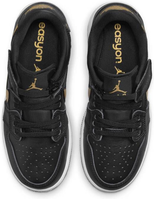 Jordan Air 1 Low FlyEase kinderschoenen Zwart