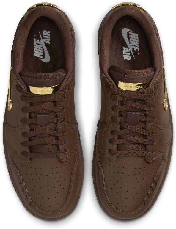 Jordan Air 1 Low Method of Make damesschoenen Bruin