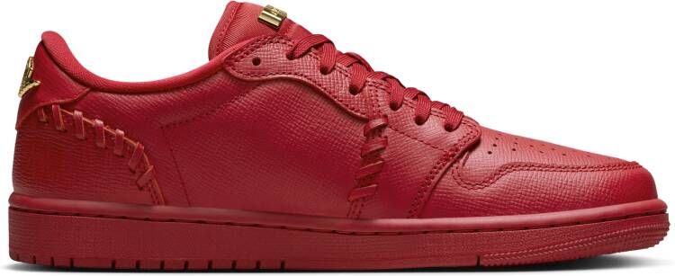 Jordan Air 1 Low Method of Make damesschoenen Rood