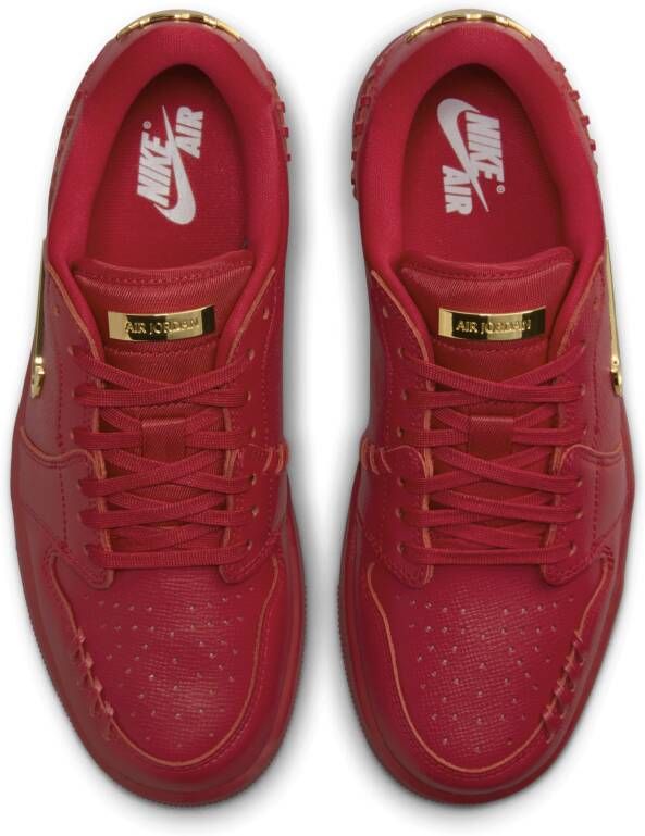 Jordan Air 1 Low Method of Make damesschoenen Rood