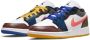 Air Jordan 1 Low 'White Bright Mango Black' DH7547-100 multicolor wit sneakers laag - Thumbnail 5