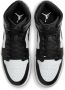 Jordan Mid Zwart Wit IJzer Grijs Sneakers Black Heren - Thumbnail 4