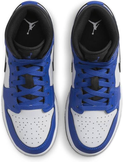 Jordan Mid Game Royal White Black Sneakers Blue - Foto 4