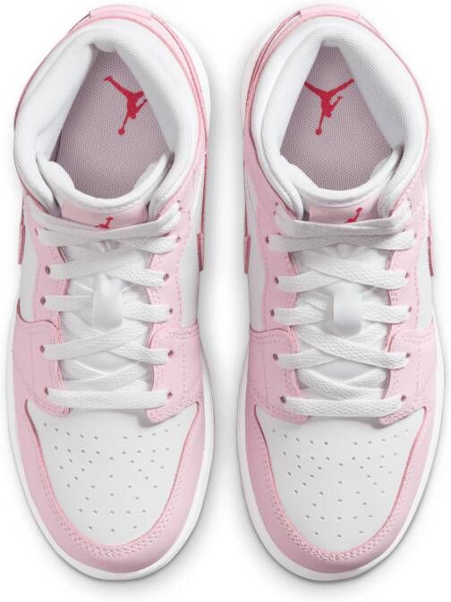 Jordan Air 1 Mid Kinderschoenen Roze