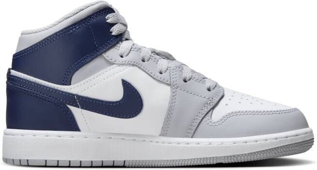 Jordan Air 1 Mid Kinderschoenen Wit