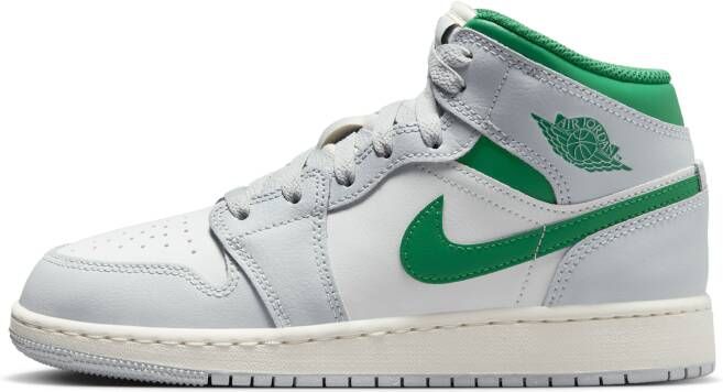 Jordan Air 1 Mid Kinderschoenen Wit