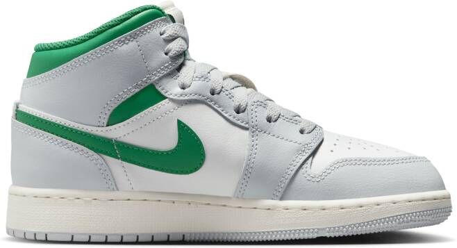 Jordan Air 1 Mid Kinderschoenen Wit