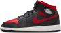 Jordan Air 1 Mid Kinderschoenen Zwart - Thumbnail 2