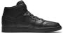 Nike Air Jordan 1 Midden Zwarte Sneakers Streetwear Volwassen - Thumbnail 13