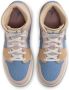 Jordan Air 1 Mid Sneaker School kinderschoen Blauw - Thumbnail 5