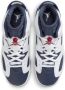 Jordan Air 6 Retro 'White and Midnight Navy' kinderschoenen Wit - Thumbnail 5