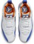 Jordan Hoge Top Basketbalsneaker Wit Blauw Oranje White Heren - Thumbnail 4