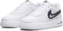 Nike Kinderschoen Air Force 1 White Black - Thumbnail 6