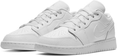 Jordan Air 1 Low Kinderschoenen Wit