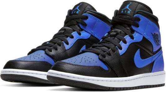 Nike Air Jordan 1 Mid Schoen Zwart