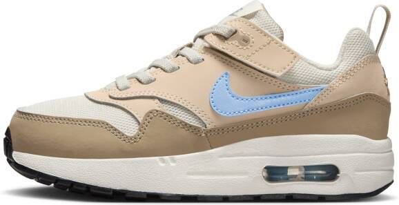 Nike Air Max 1 EasyOn kleuterschoenen Grijs