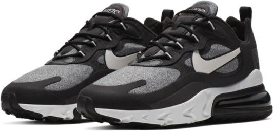 Nike Air Max 270 React (Op Art) Herenschoen Zwart