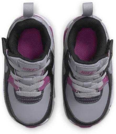 Nike Air Max 90 EasyOn schoenen voor baby's peuters Grijs