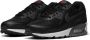 Nike Air Max 90 Black University Red White Dark Smoke Grey - Thumbnail 5