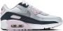 Nike Air Max 90 White Pink Foam Armoury Navy Wolf Grey- White Pink Foam Armoury Navy Wolf Grey - Thumbnail 13